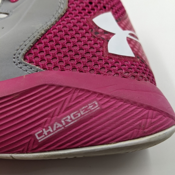 UNDER ARMOUR Torch Fade High Top Basketball Shoes Sz 8 - Picture 13 of 16